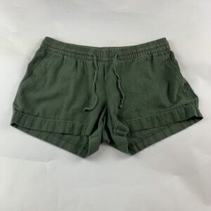 Old Navy Alpine Tundra Linen Blend Pull On Shorts S